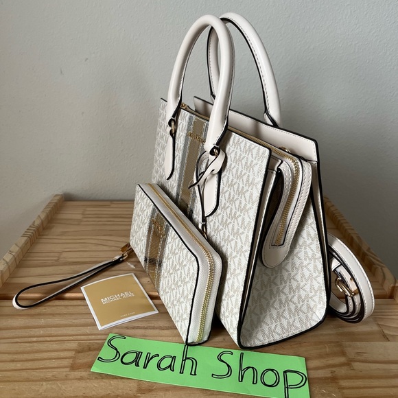 🌼Michael Kors Sheila Medium Corner Zip Satchel Set - Picture 4 of 16